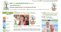 Desktop Screenshot of masvida50.com